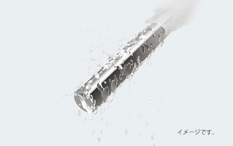衛生面が気になるノズルも自動で洗浄します。