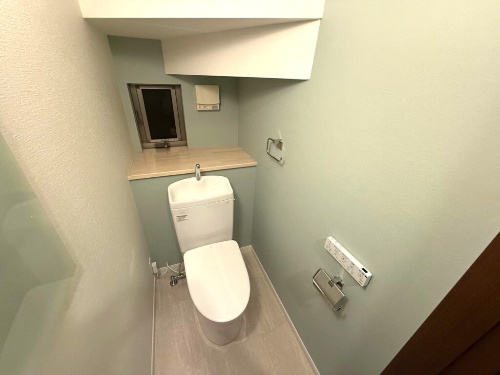 ●柏市豊四季●戸建　トイレリフォーム【TOTOピュアレストQR】