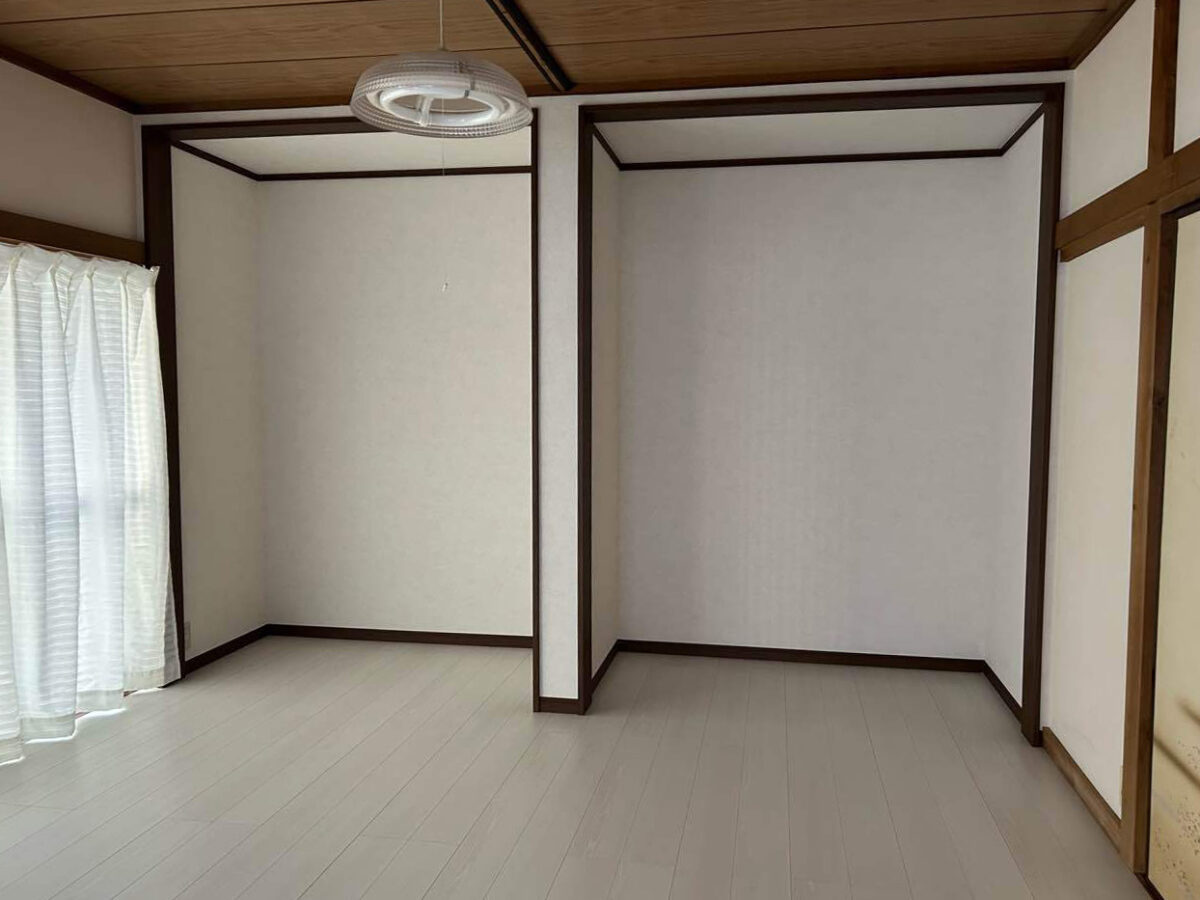 外装工事の1年点検から繋がるご縁。和室の洋室化と水回りの一新で、より明るく快適な住空間へ